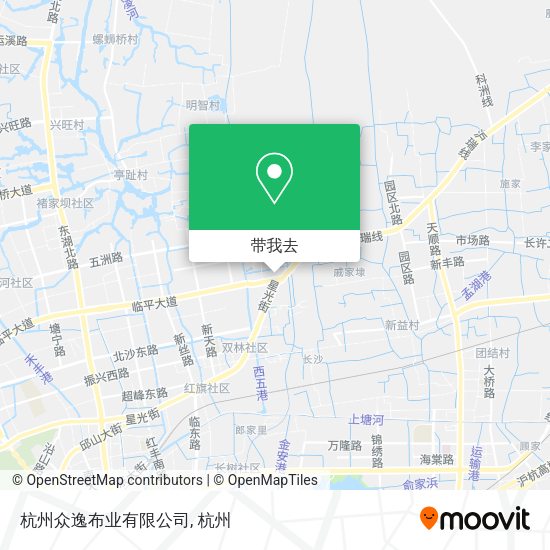 杭州众逸布业有限公司地图