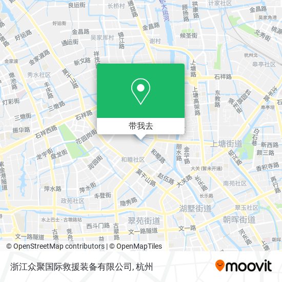 浙江众聚国际救援装备有限公司地图
