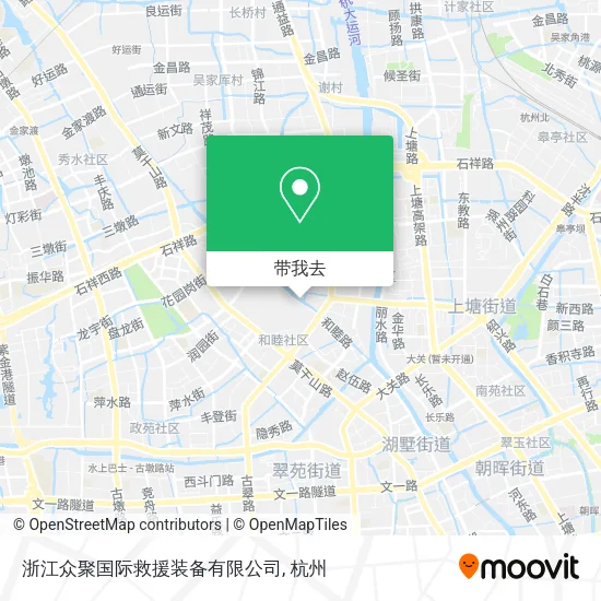 浙江众聚国际救援装备有限公司地图
