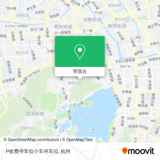 P收费停车位小车停车位地图