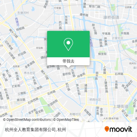 杭州全人教育集团有限公司地图