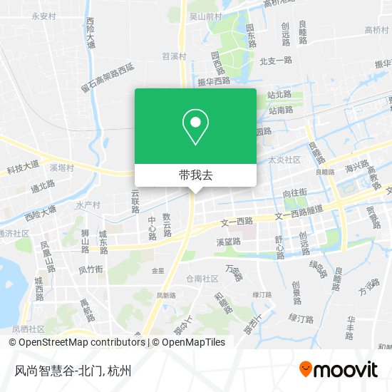 风尚智慧谷-北门地图
