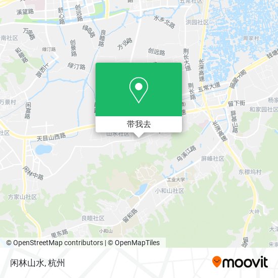 闲林山水地图
