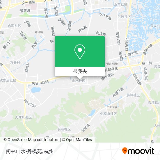 闲林山水-丹枫苑地图