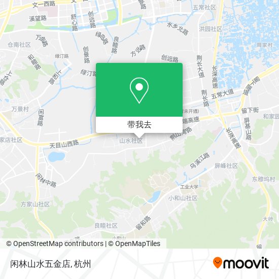 闲林山水五金店地图