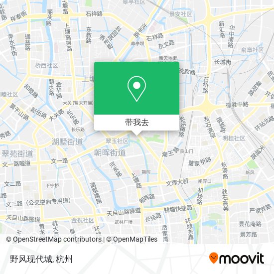 野风现代城地图