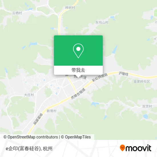 e企印(富春硅谷)地图