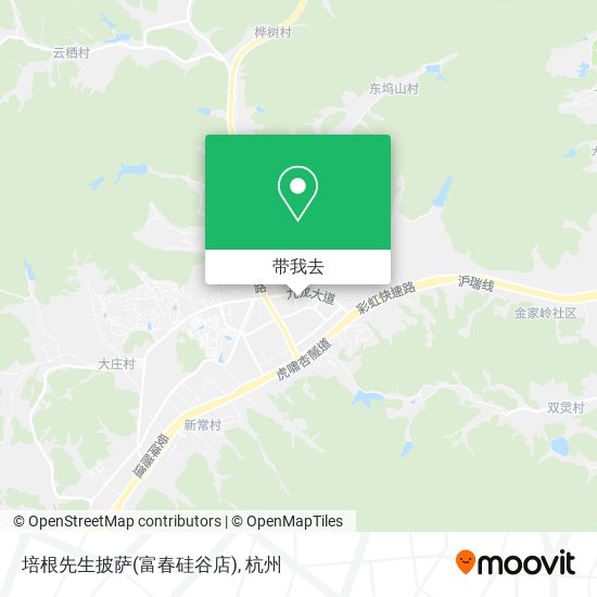 培根先生披萨(富春硅谷店)地图
