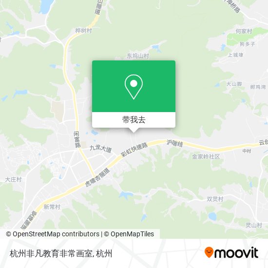 杭州非凡教育非常画室地图