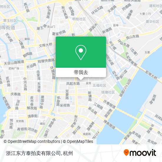 浙江东方泰拍卖有限公司地图