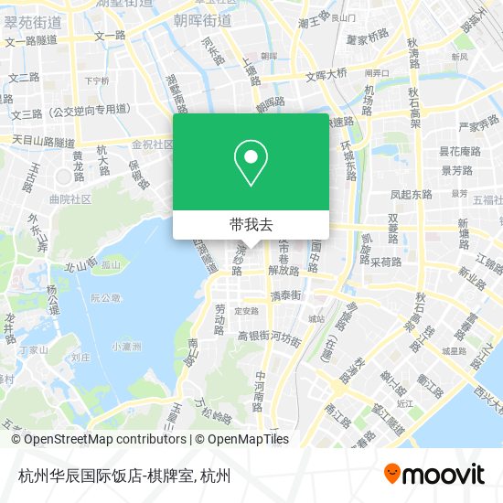 杭州华辰国际饭店-棋牌室地图