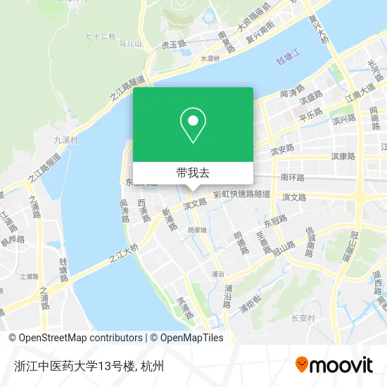 浙江中医药大学13号楼地图