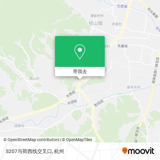 S207与荷西线交叉口地图