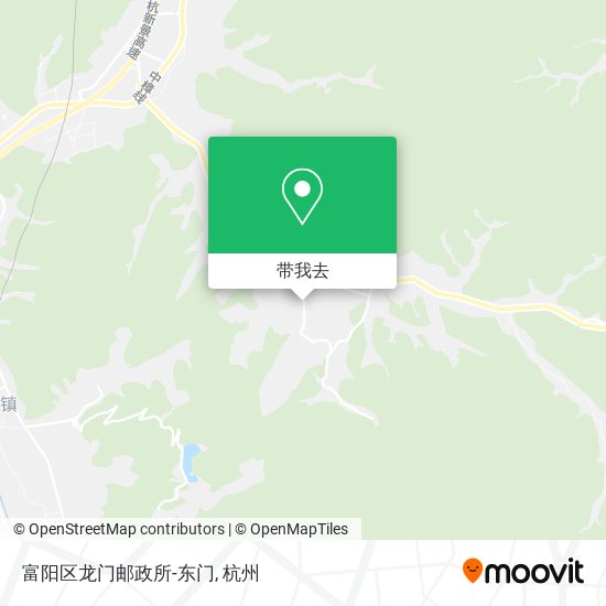 富阳区龙门邮政所-东门地图