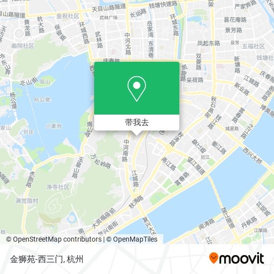 金狮苑-西三门地图