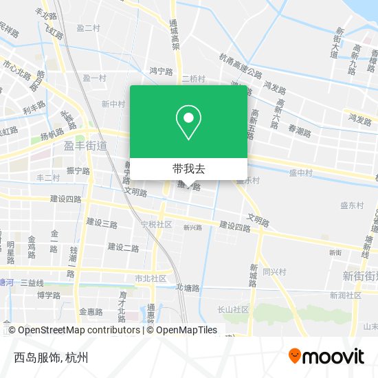 西岛服饰地图