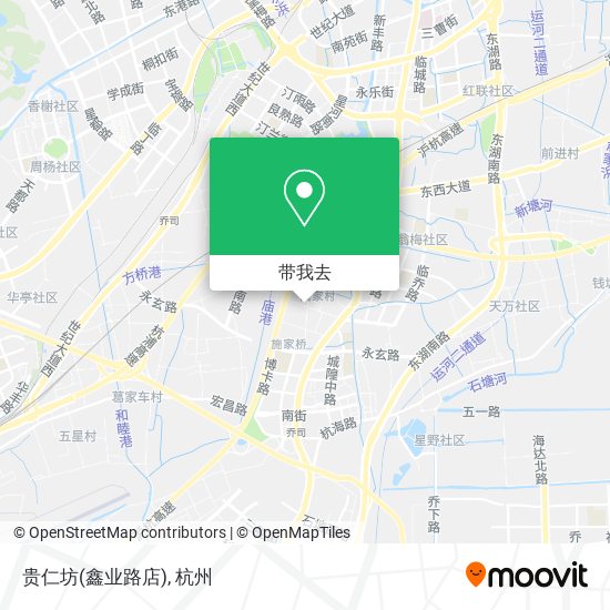 贵仁坊(鑫业路店)地图