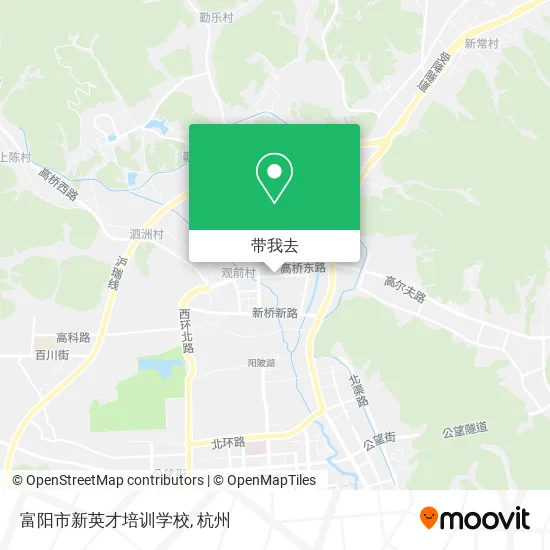 富阳市新英才培训学校地图