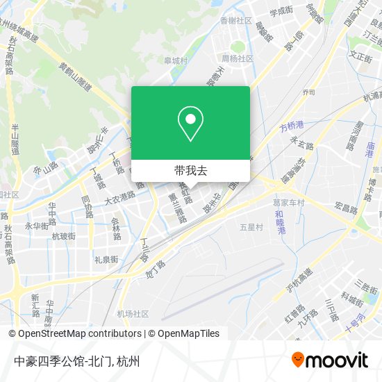 中豪四季公馆-北门地图