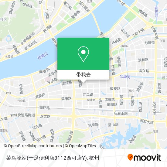 菜鸟驿站(十足便利店3112西可店Y)地图