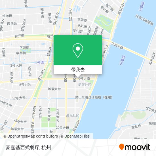豪嘉基西式餐厅地图
