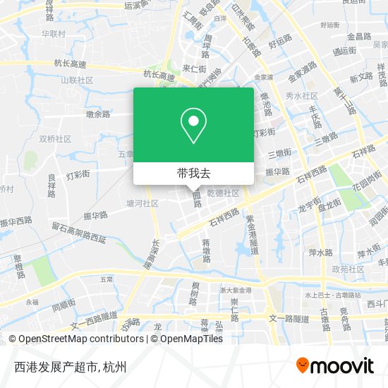 西港发展产超市地图