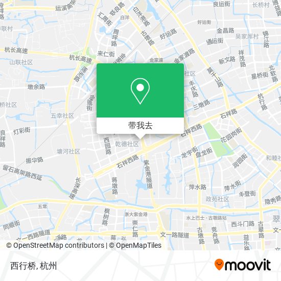 西行桥地图