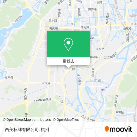 西美标牌有限公司地图