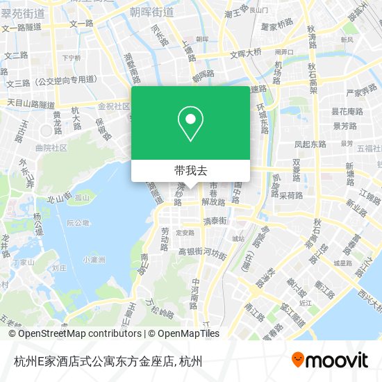 杭州E家酒店式公寓东方金座店地图