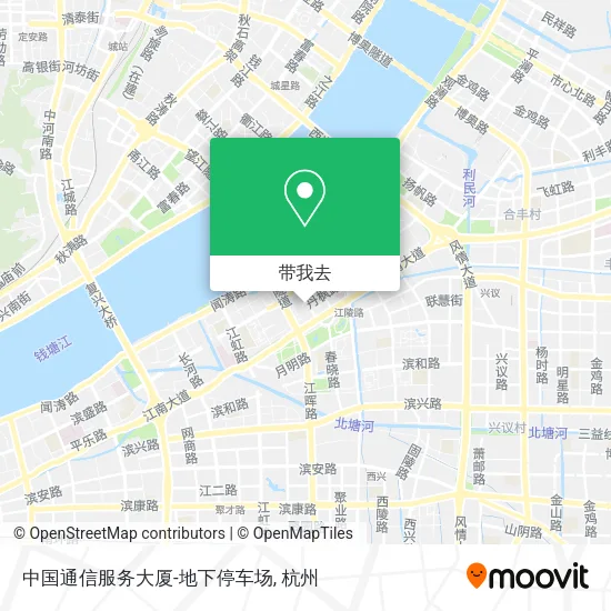 中国通信服务大厦-地下停车场地图