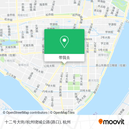十二号大街/杭州绕城公路(路口)地图