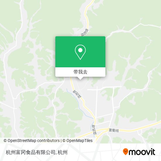 杭州富冈食品有限公司地图