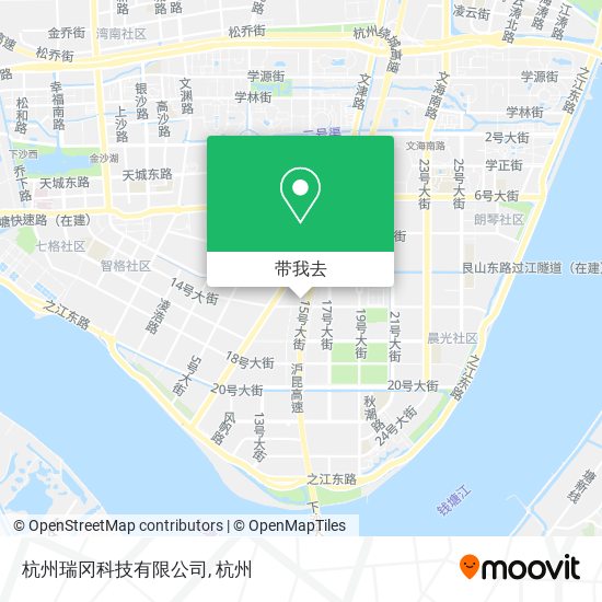 杭州瑞冈科技有限公司地图