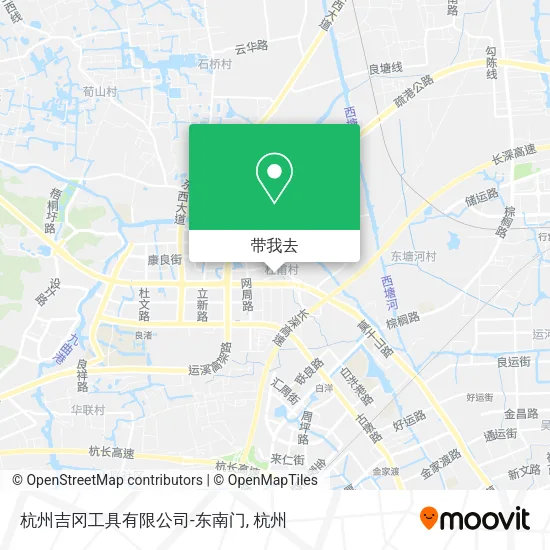 杭州吉冈工具有限公司-东南门地图