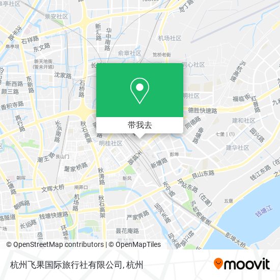 杭州飞果国际旅行社有限公司地图