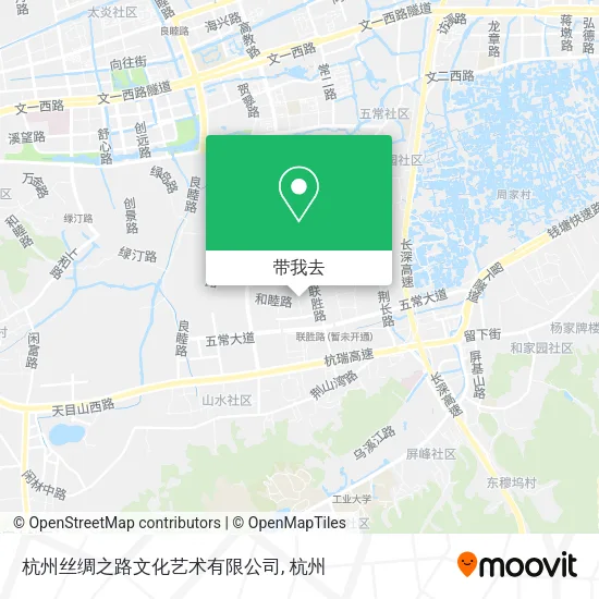 杭州丝绸之路文化艺术有限公司地图