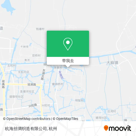 杭海丝绸织造有限公司地图