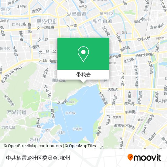 中共栖霞岭社区委员会地图