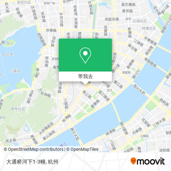 大通桥河下1-3幢地图