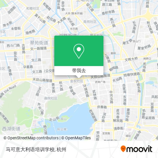 马可意大利语培训学校地图