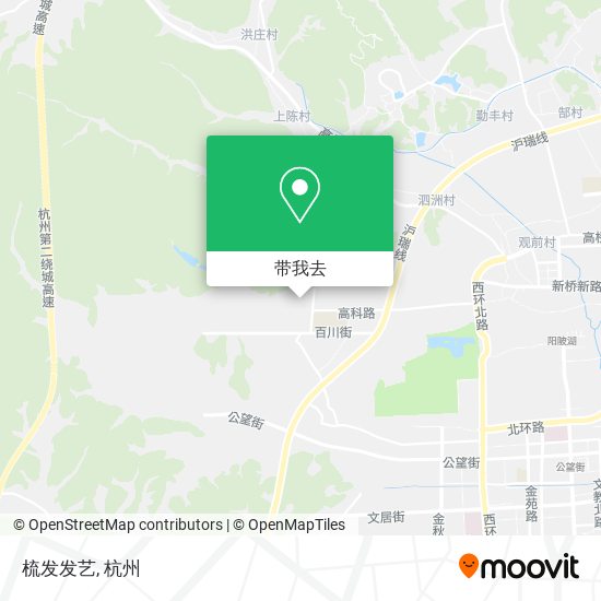 梳发发艺地图