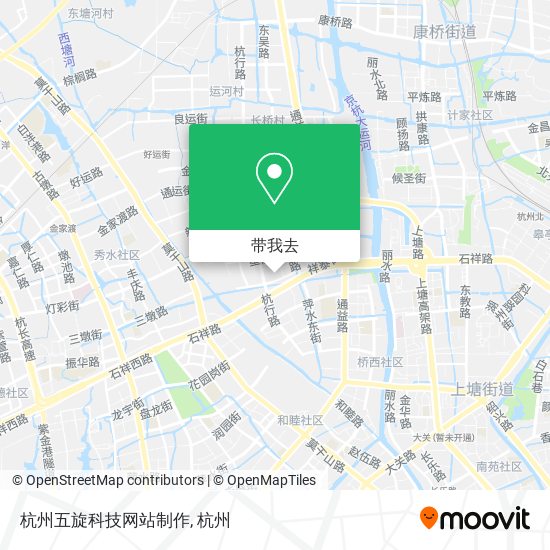 杭州五旋科技网站制作地图
