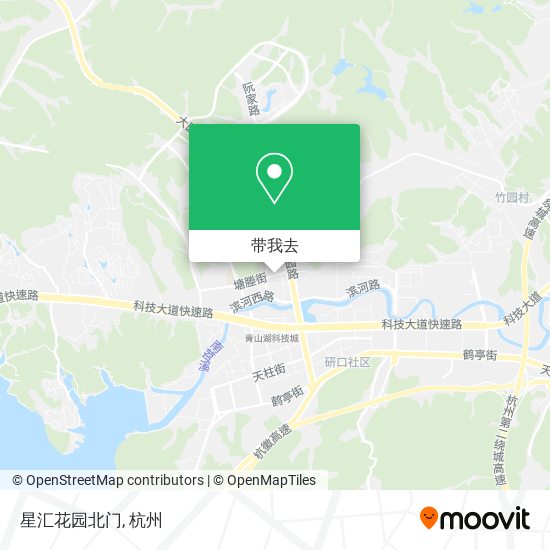 星汇花园北门地图