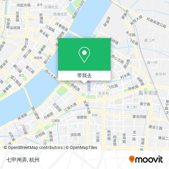 七甲闸弄地图