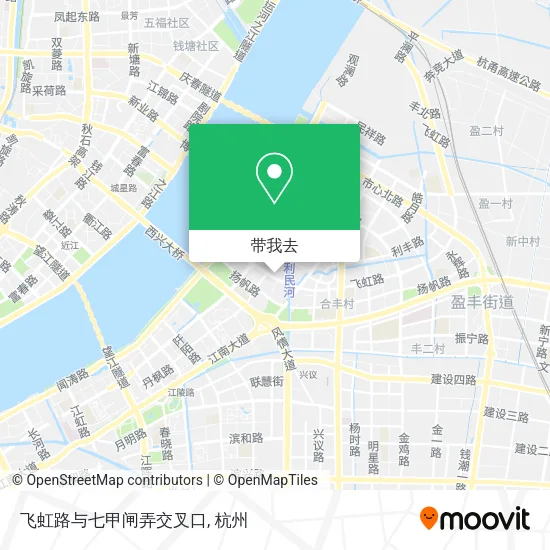 飞虹路与七甲闸弄交叉口地图