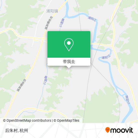 后朱村地图