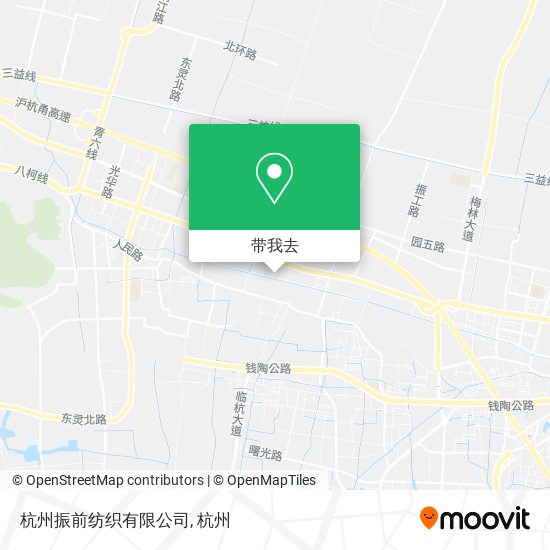 杭州振前纺织有限公司地图