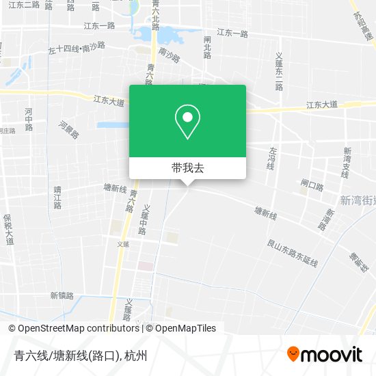 青六线/塘新线(路口)地图
