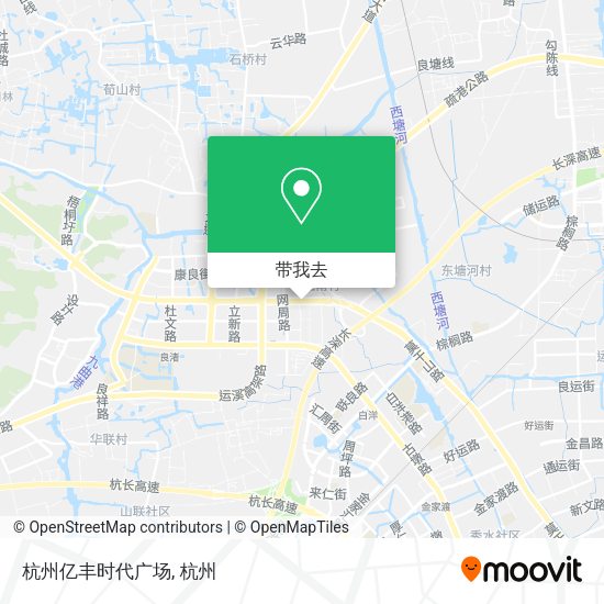 杭州亿丰时代广场地图