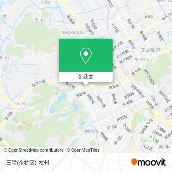 三联(余杭区)地图